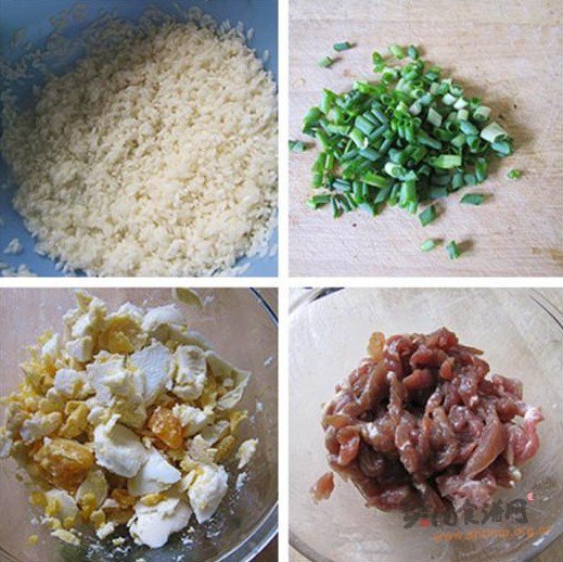 生滚咸蛋瘦肉粥的做法