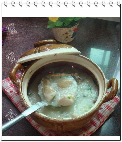 砂锅鸡粥的做法
