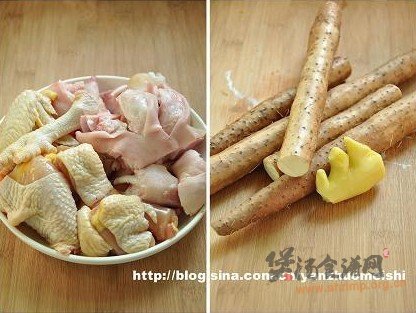 山药土鸡猪脚汤的做法