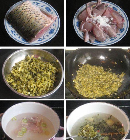 酸菜青鱼片汤的做法