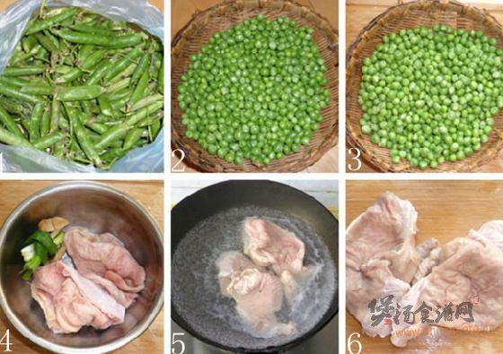 青豆炖猪肚的做法