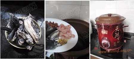 (图)花旗参乌鸡汤的做法