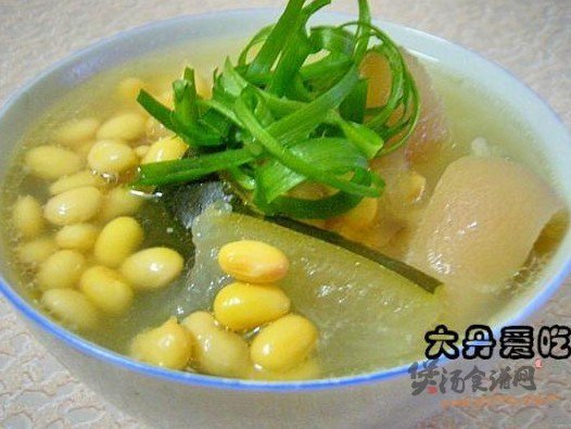 黄豆冬瓜煲猪脚的做法
