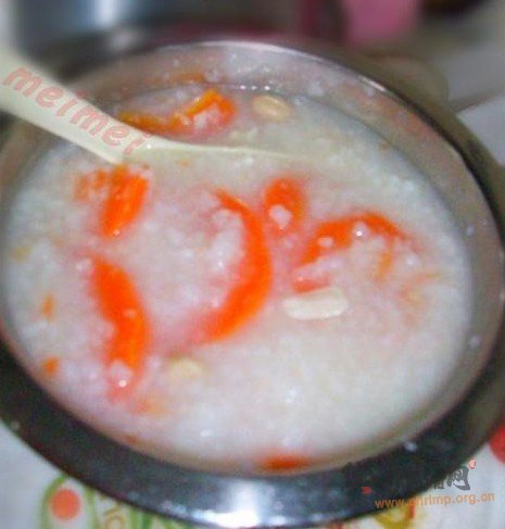 蚝干花生萝卜粥的做法