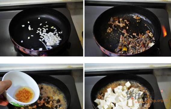 黄鳝海米炖豆腐的做法