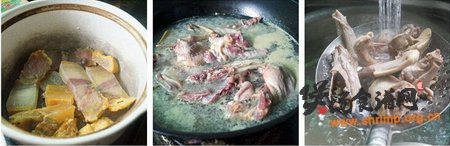 密制笋干老鸭煲的做法