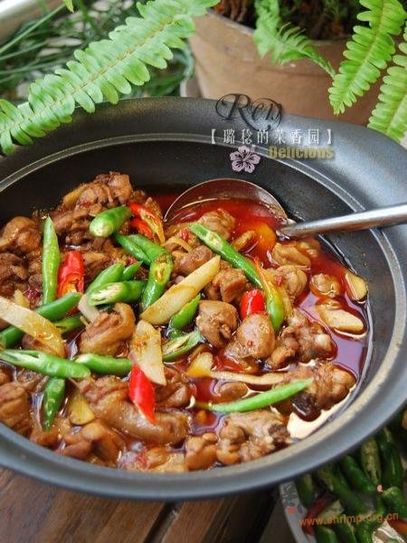 子姜焖鸭煲的做法