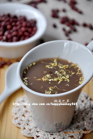 桂花红豆羹的做法