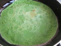 菠菜煎饼的做法