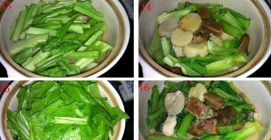 芥菜芋头腊味煲的做法