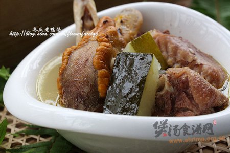 (图)老鸭冬瓜汤的做法