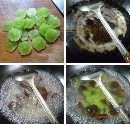 莴笋黑木耳蛋花汤的做法