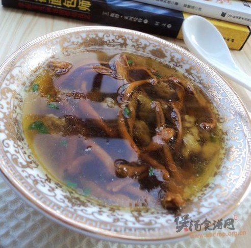 虫草肉末汤的做法