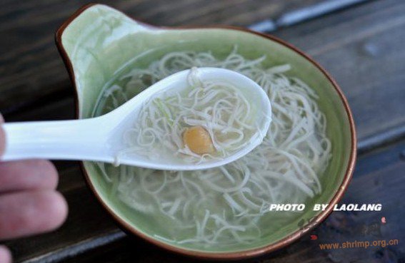 干贝内酯豆腐丝汤的做法
