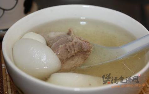 海底椰炖瘦肉的做法