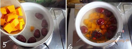 红枣南瓜汤的做法