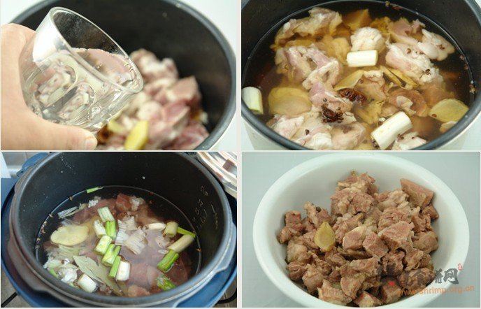 黑椒牛腩煲的做法