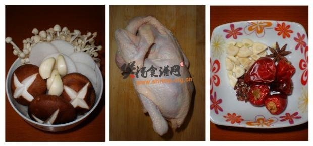 三黄鸡煲的做法