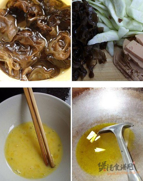丝瓜火腿蛋汤的做法