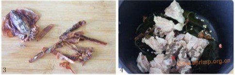 扭结海带排骨汤的做法