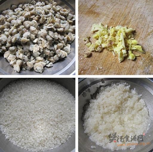 蚬粥的做法