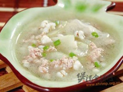 荠菜瘦肉汤的做法