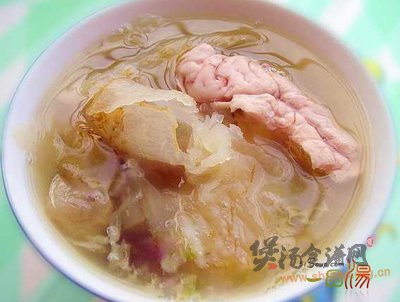 猪脑天麻汤的做法