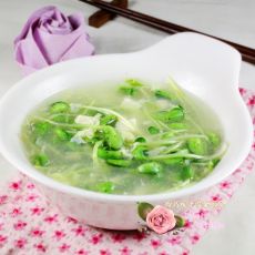 豆腐豆苗蛋花汤的做法 豆腐豆苗蛋花汤的做法