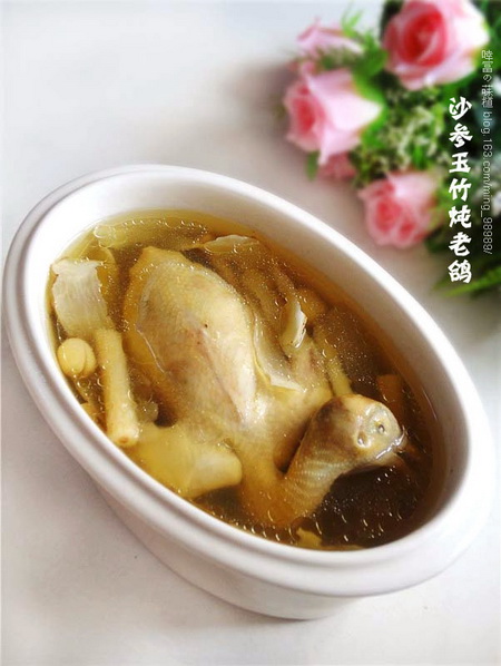沙参玉竹炖老鸽的做法