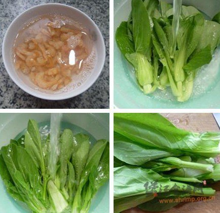 开洋菜心糯米汤果的做法