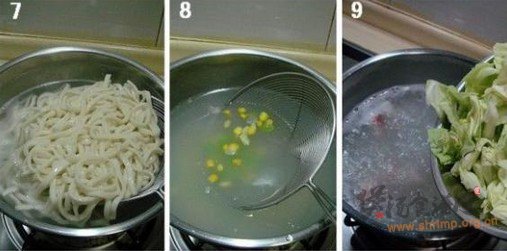 上汤鸽皇乌冬面的做法