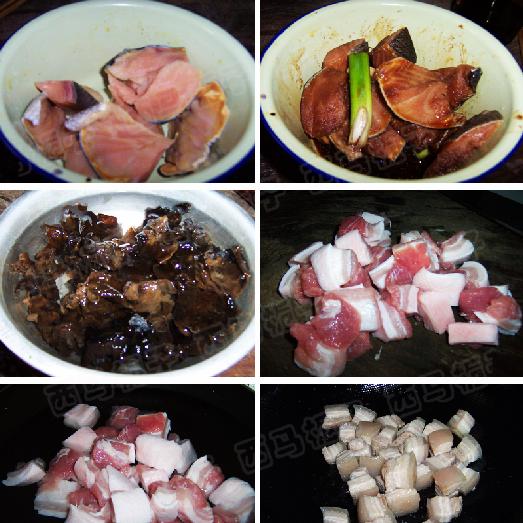 马哈鱼炖五花肉的做法