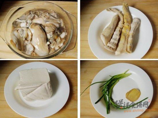 笋尖河蚌煲豆腐的做法