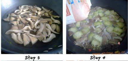 快手鲜蘑丝瓜蛋汤的做法