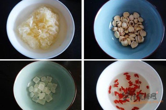 银耳莲子汤的做法