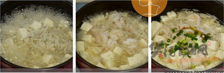 上汤虾仁豆腐的做法