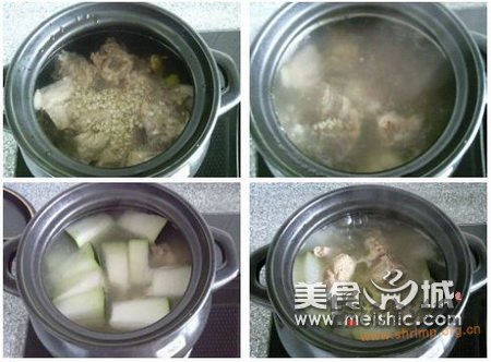 冬瓜薏米煲龙骨的做法