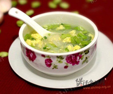 蚕豆蛋花汤的做法