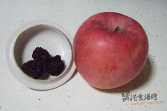 苹果李干汤的做法