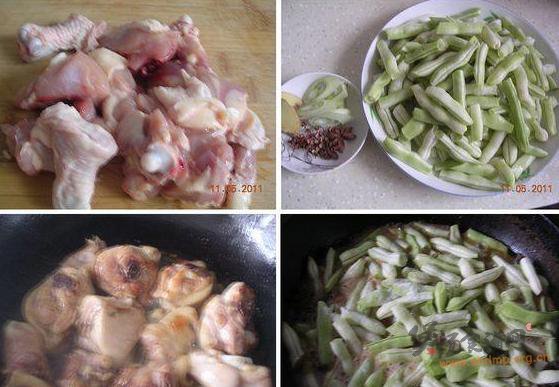 啤酒鸡炖芸豆的做法