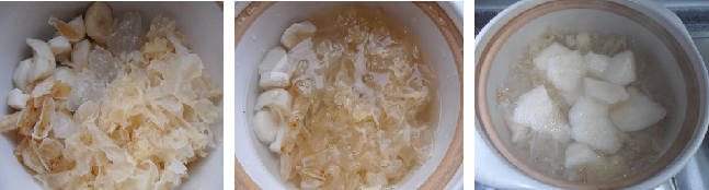 冰糖雪梨银耳羹的做法