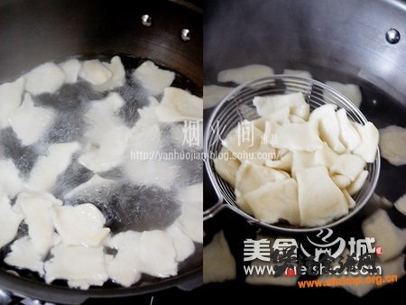 豌豆尖鸡蛋面片汤的做法
