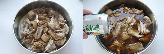 冰糖炖羊排的做法