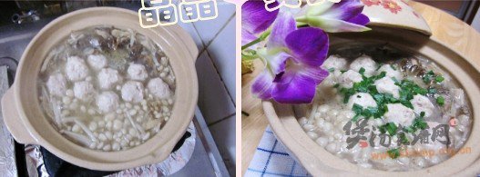 鲜菇鸡汁煲的做法