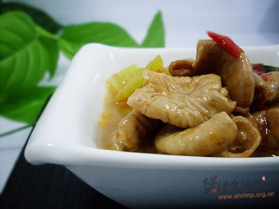 青菜煲肥肠的做法