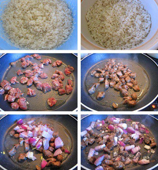羊肉煲仔饭的做法