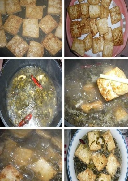 雪菜煲豆腐的做法