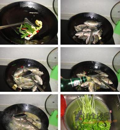 鲫鱼炖花生米的做法