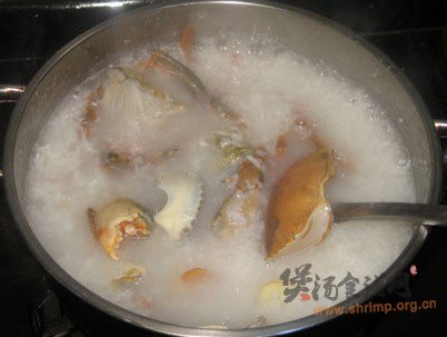 水蟹粥的做法