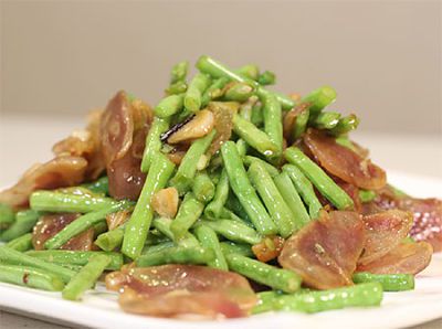 豆角炒腊肠的做法 豆角炒腊肠的做法